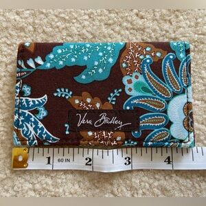 Vera Bradley Java Blue Folding Business & Card Holder Case 
4.5x2.5”